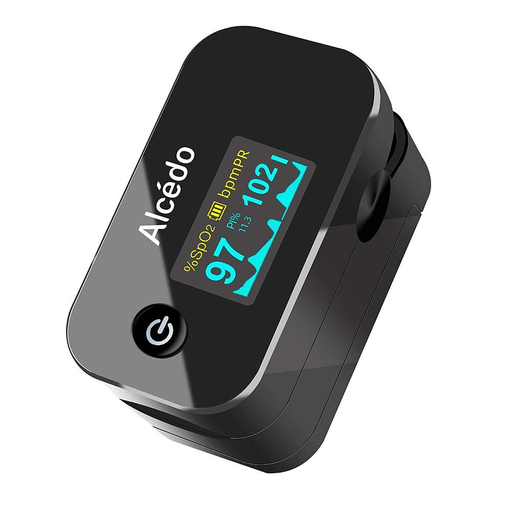Alcedo Fingertip Pulse meter Pulse Rate Oxygen Saturation Perfusion Index NEW