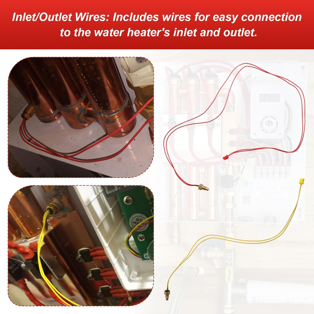 THRM QC XLRG Thermistor for Ecosmart Tankless Electric Water Heaters with Inlet/