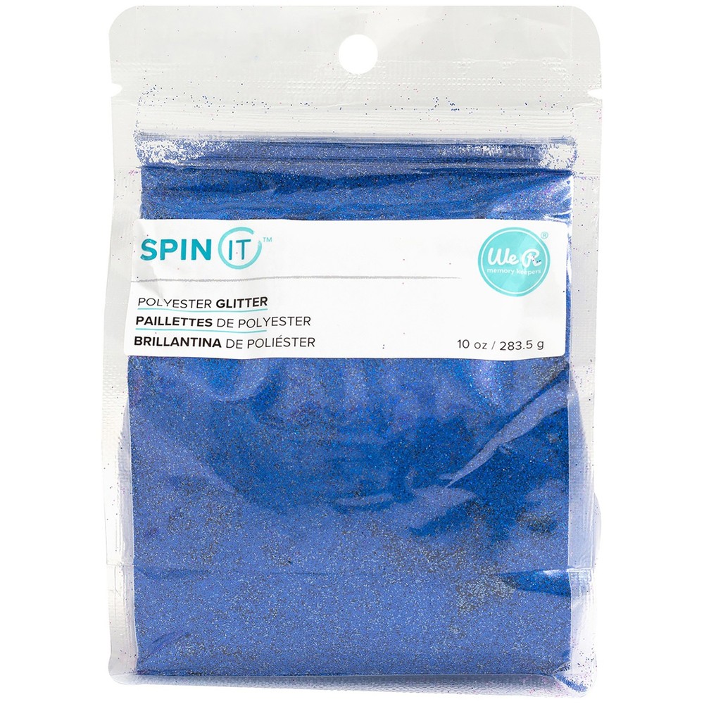 We R Spin It Extra Fine Glitter 10oz-Blue