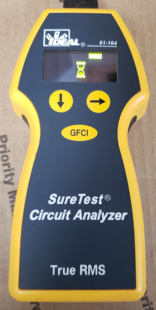 Ideal 61-164 SureTest Circuit Analyzer True RMS (TURNS ON)