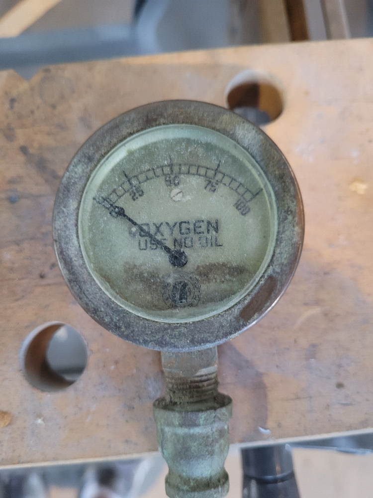 Vintage Antique Marine Oxigen meter