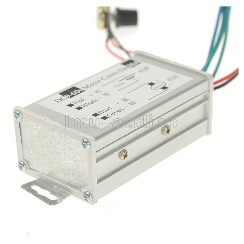 12V 24V 20A Max PWM DC Motor Stepless Variable Speed Controller 25kHz Switch