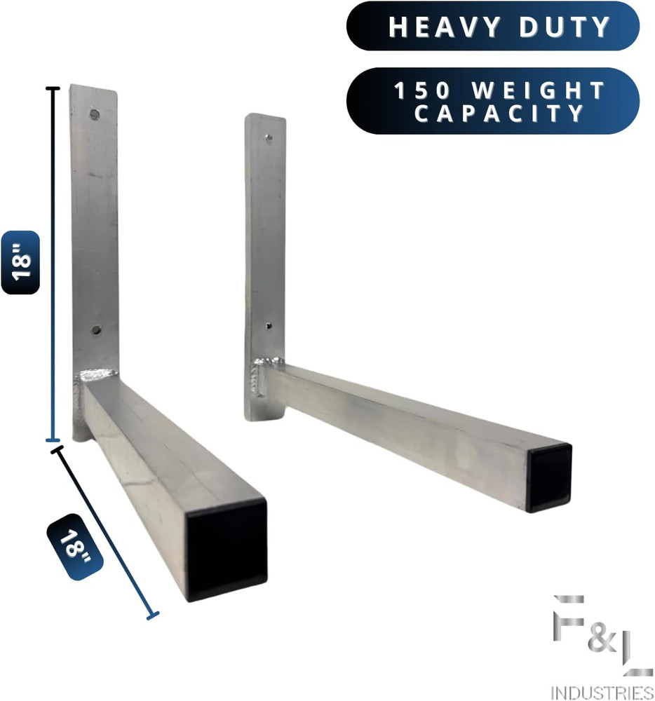 Heavy-Duty Mini Split Wall Mount Bracket - 700 Lb Capacity, Rust-Resistant