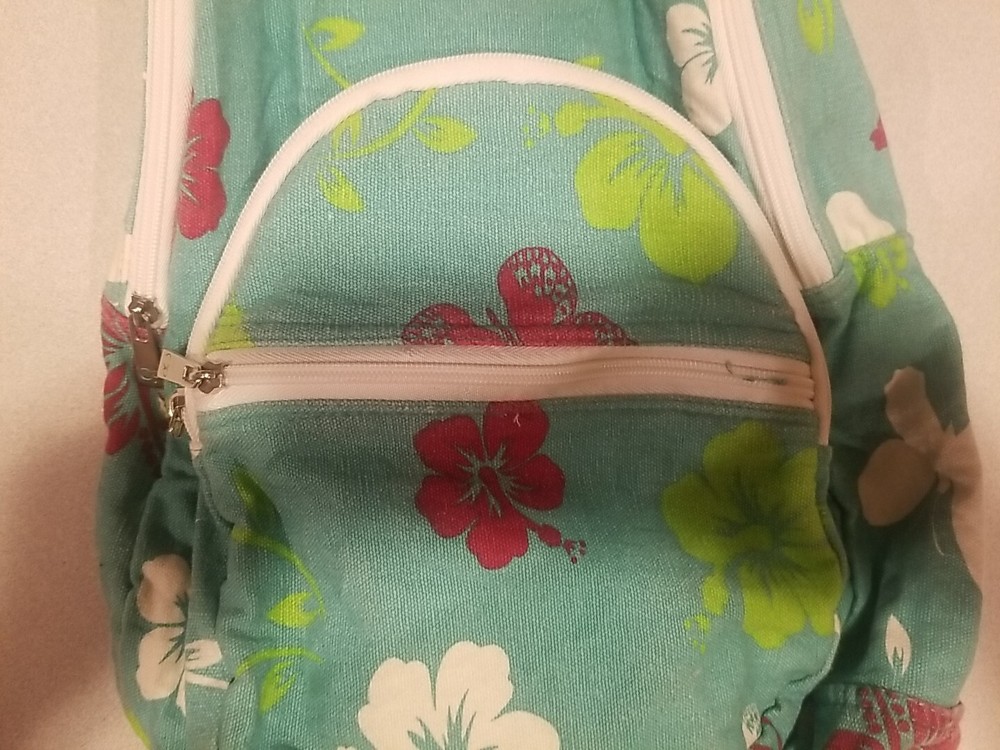 OP back pack with wide straps three compartments with durable zippers