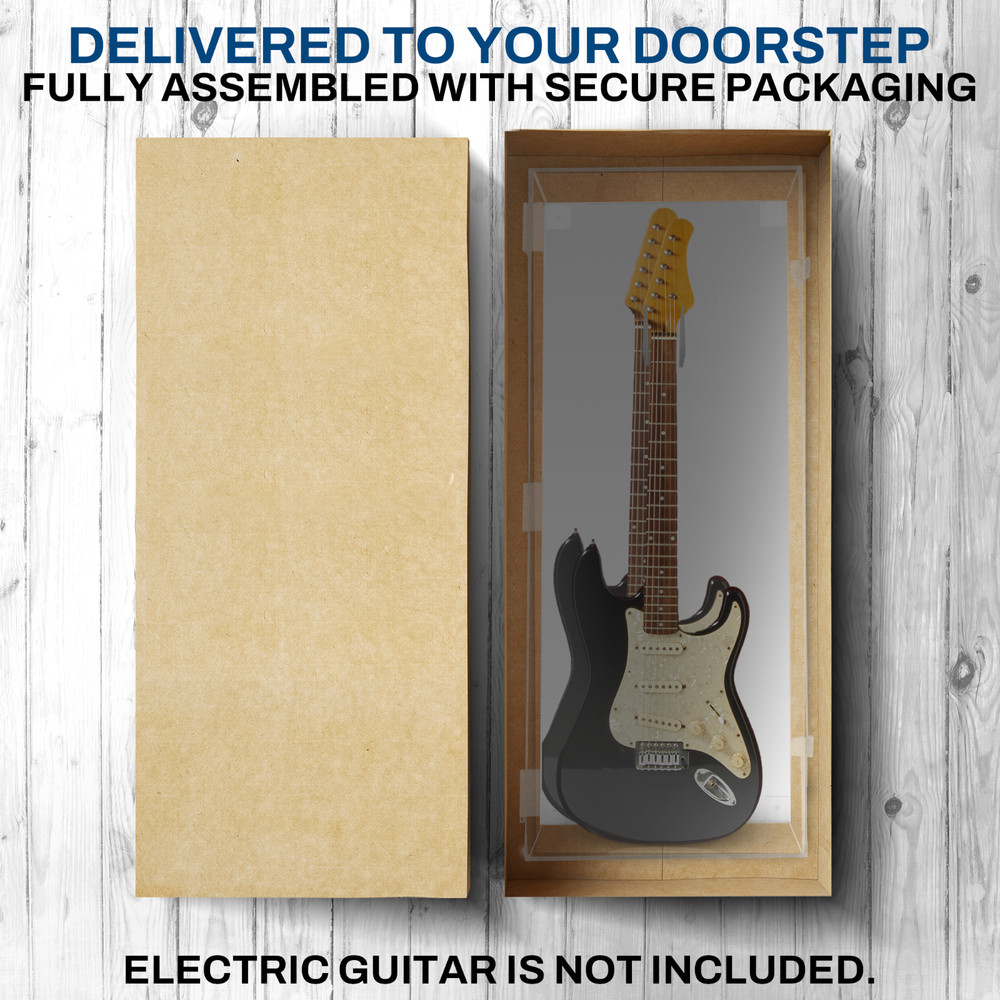 Acrylic Guitar Case with Mirror Back