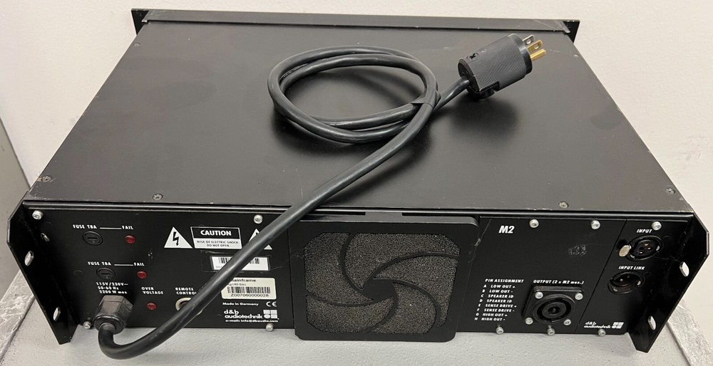 d&b A1 Mainframe with 2 Power Amplifiers