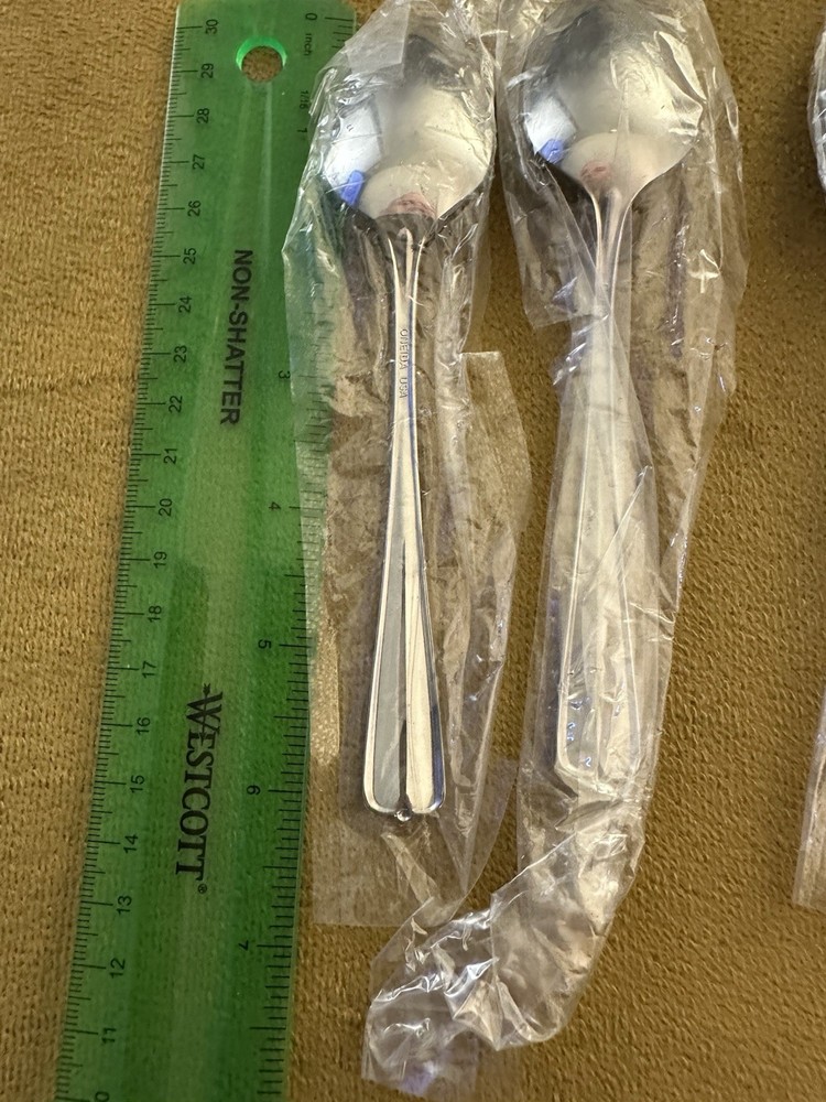 Oneida - Gala / Impulse - USA - Stainless - (2) Teaspoons - New In Package