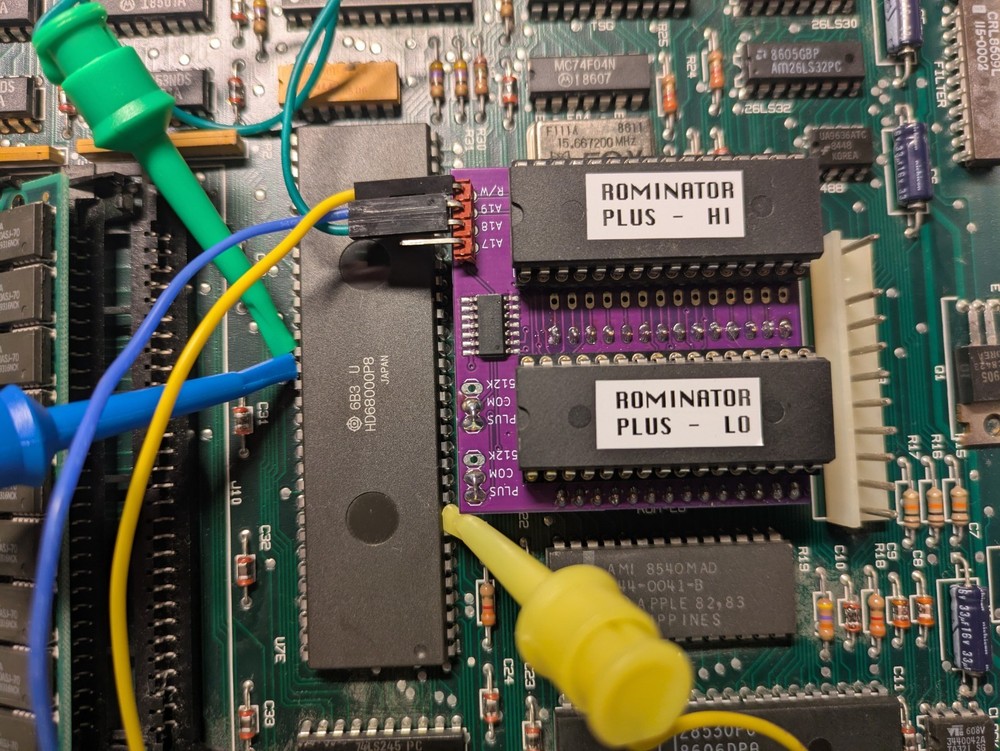 Mac ROM-inator Kit or Assembled - Bootable ROM for Mac 128k/512k/Plus Rominator