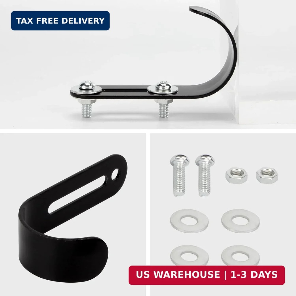 Mailbox Latch and Handle Kit, Metal Mailbox Latch Clips Replacement Set Easy Ins