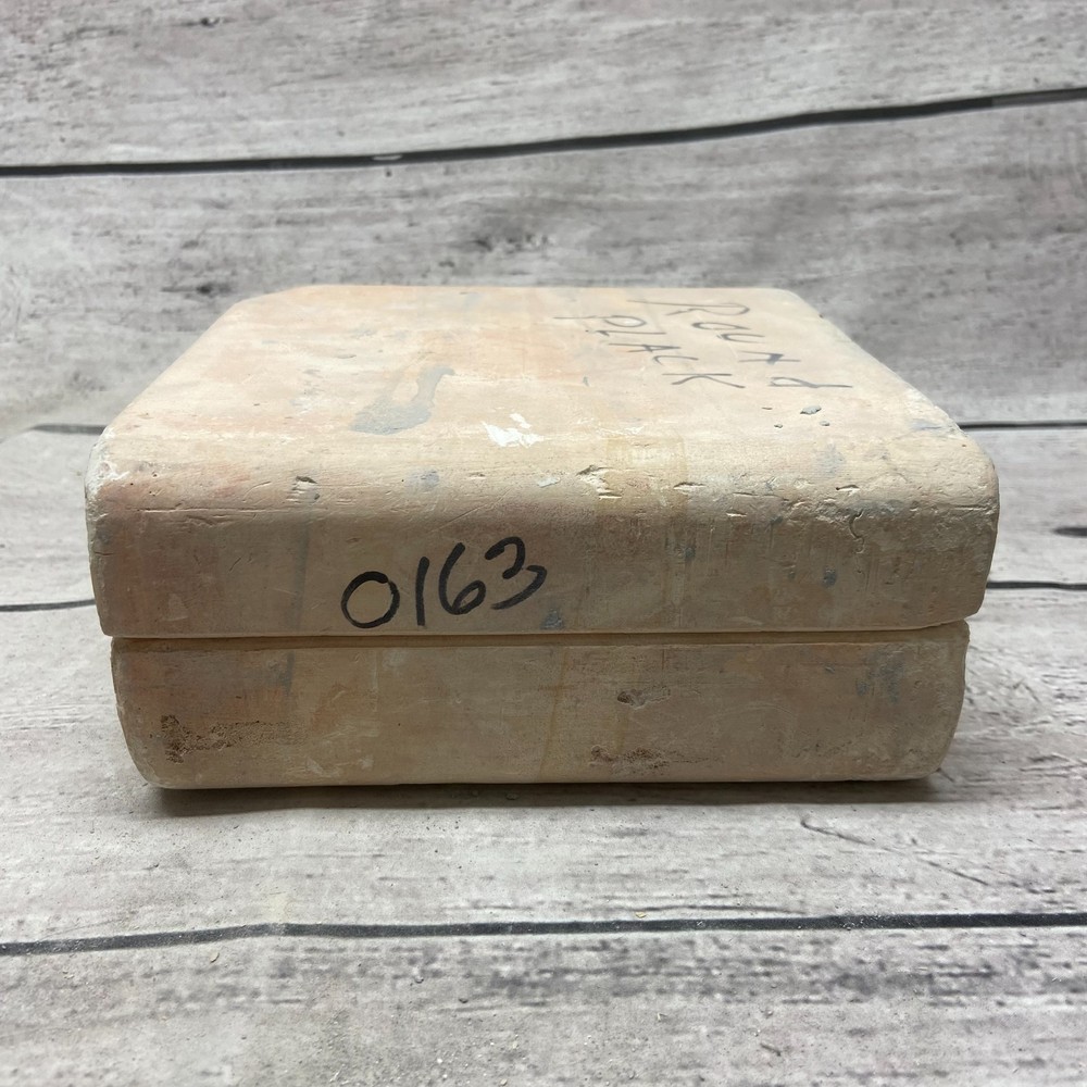 Vintage Unbranded Ceramic Casting Mold Ashtray Round Plack