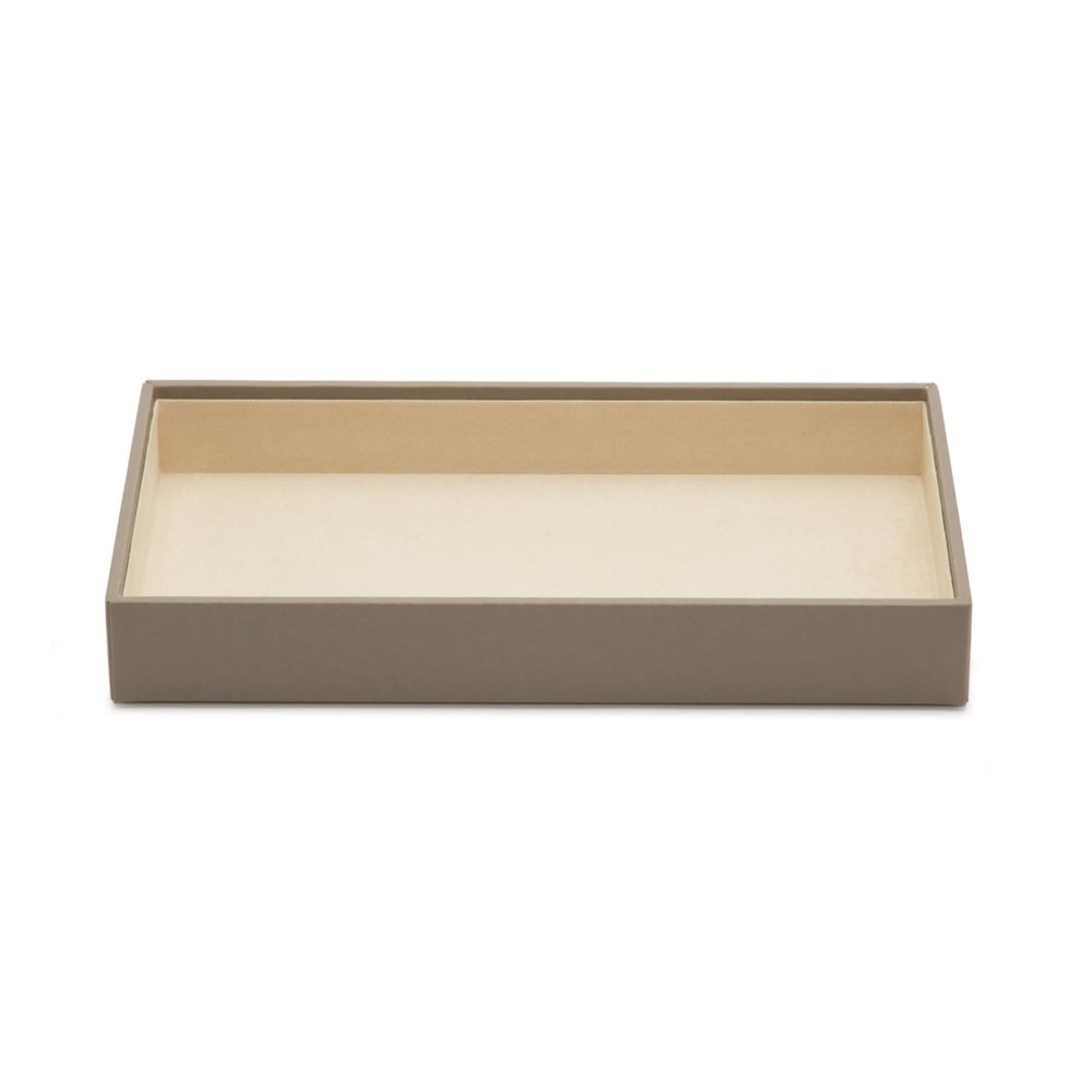 WOLF 2" VAULT Deep Tray, Grey - Stackable - Vegan Leather Exterior + Anti-Tar...