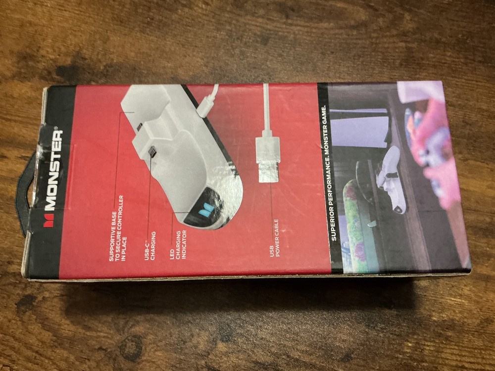 MONSTER WIRELESS PS5 CONTROLLER CHARGER