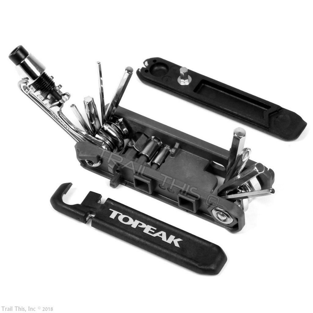Topeak Hexus X 21-Function Bicycle Multi-Tool w/ Chain Tool & Torx & Tire Levers