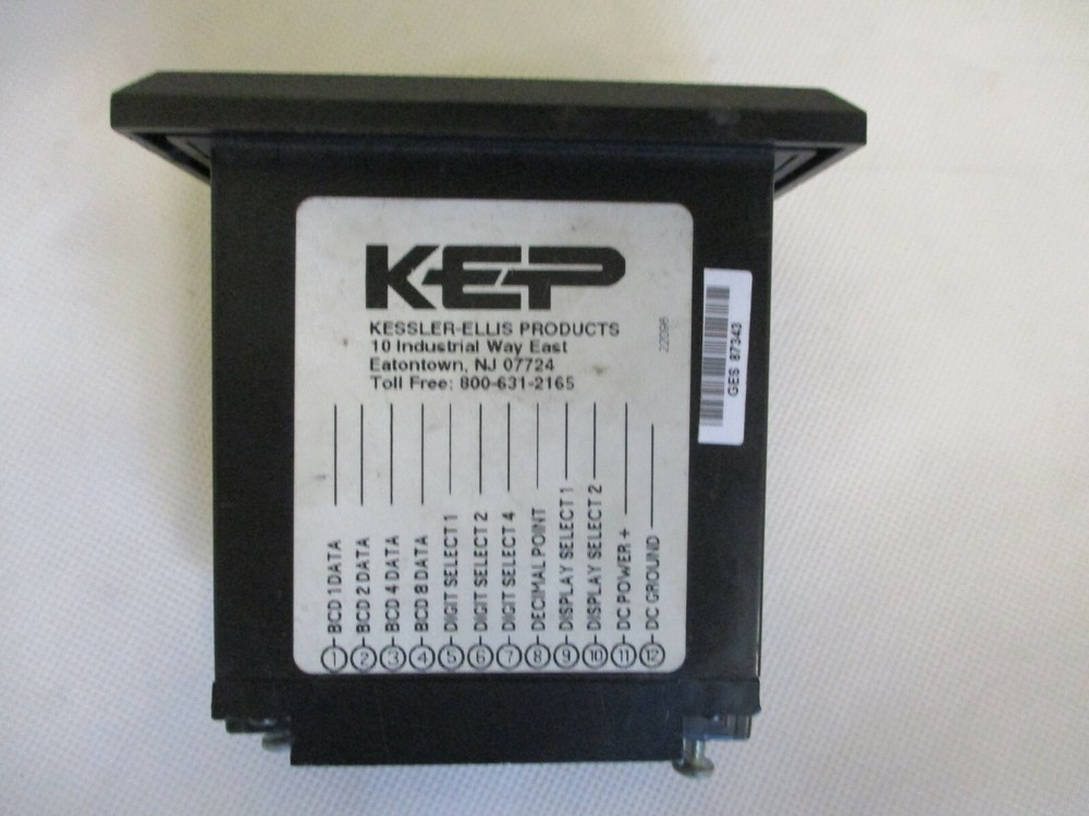 KESSLER-ELLIS KEP MODEL PCA99P74 ELECTRONIC COUNTER