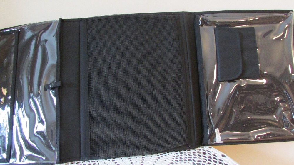 Loran (Needlework) Project Carrying Case Black with 3 inner sections