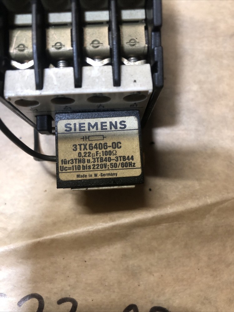 SIEMENS CONTACTOR 3TH8244-0A