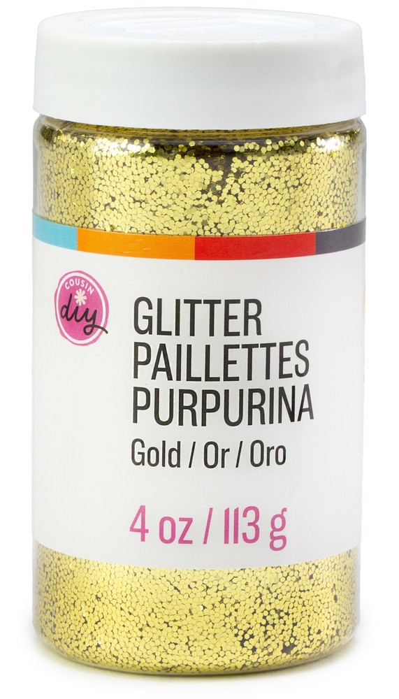 CousinDIY Glitter 4oz-Gold