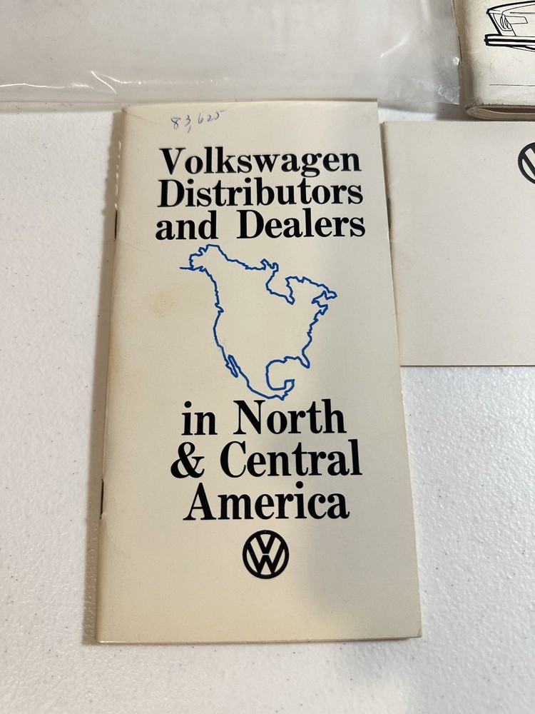 1974 Volkswagen Type 4 Owner's Manual Set