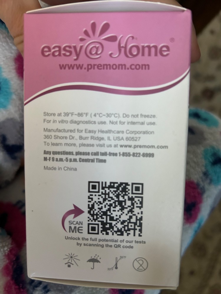 1 Pack - Easy@Home 25 Ovulation Test Strips and 10 Pregnancy Test Strips Kit
