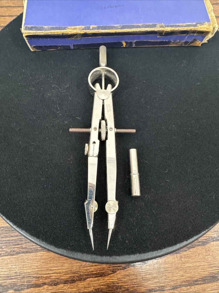 Vintage Meisel Germany Drafting Compass w/ Case – Precision Bow Tool