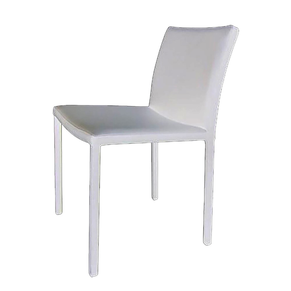 Aramith Fusion Chair - White Leatherette