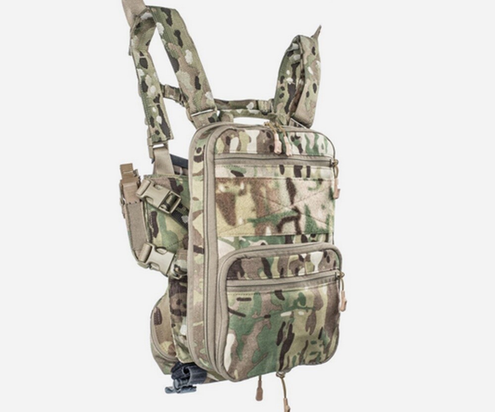 Haley Flatpack 2.0 Multicam Backpack w/ Shoulder Straps FP-2-1-MC