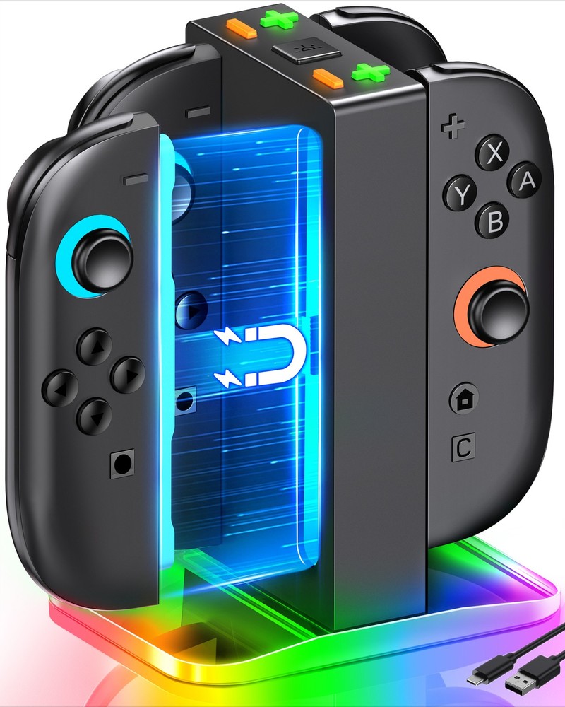 Switch 2 Charging Dock for Nintendo Switch 2 Joycons Controller Charger Station
