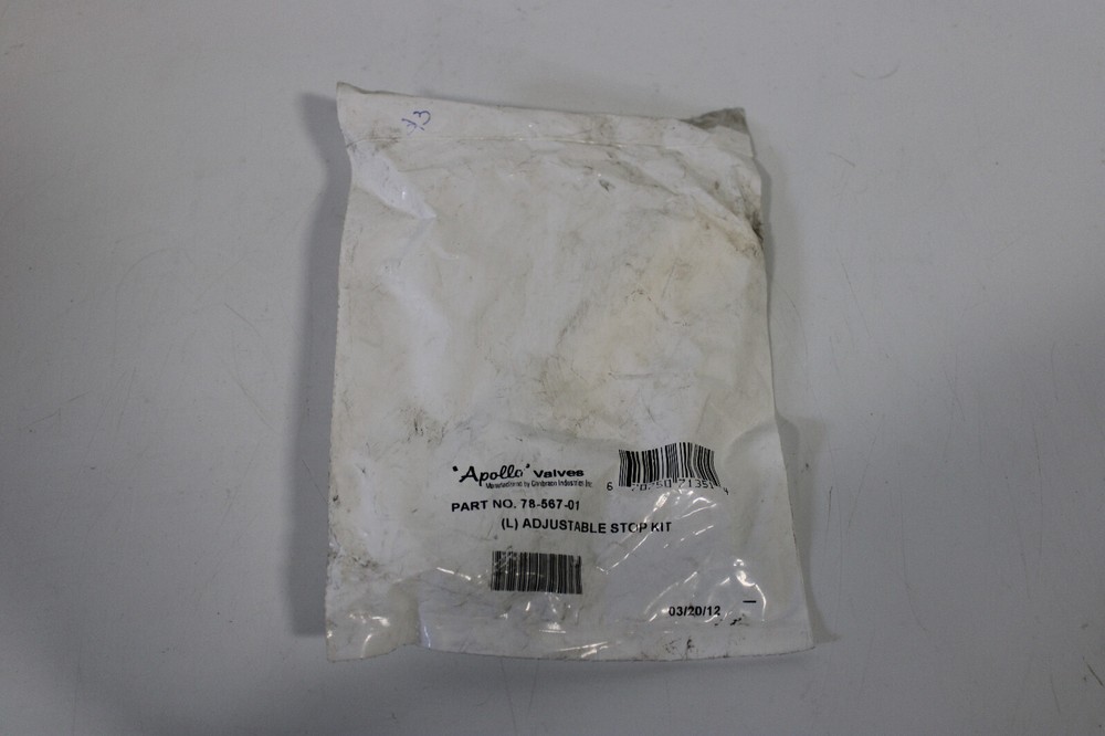 APOLLO 78-567-01 (L) ADJUSTABLE STOP KIT HANDLE NEW