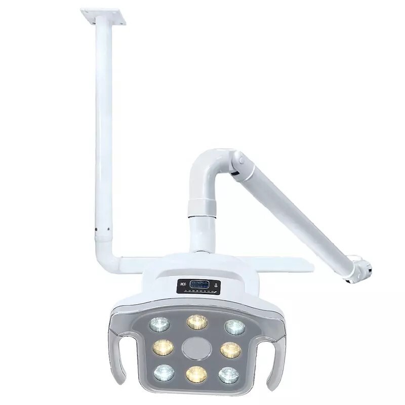 8 LEDs Shadowless Dental Operating Induction LED Lamp 12W Ceiling Mounted Type