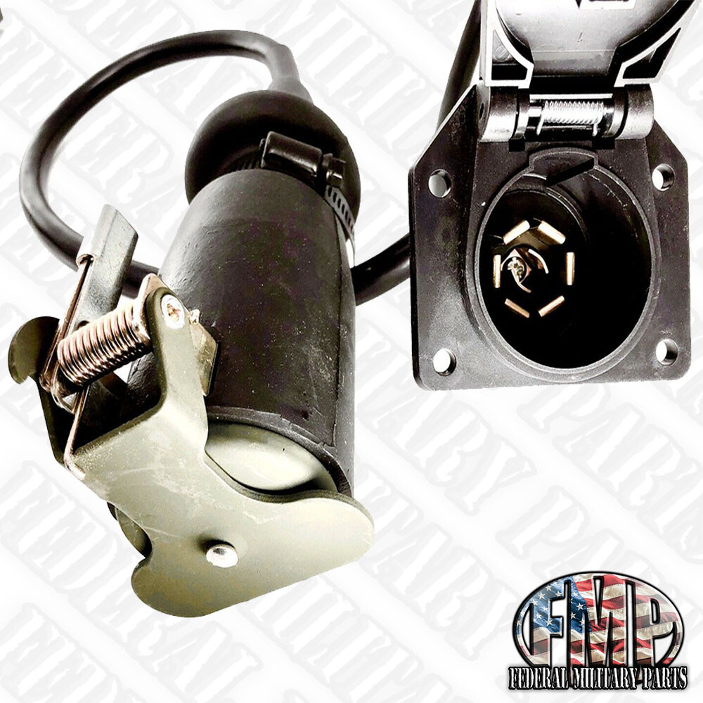 24v Power Cable (A) Military 12 Pin Towing To 7 Blade Civilian Trailer Fits HUMV