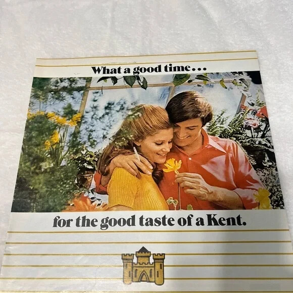 1970 Kent Cigarettes Original Vintage Print Ad