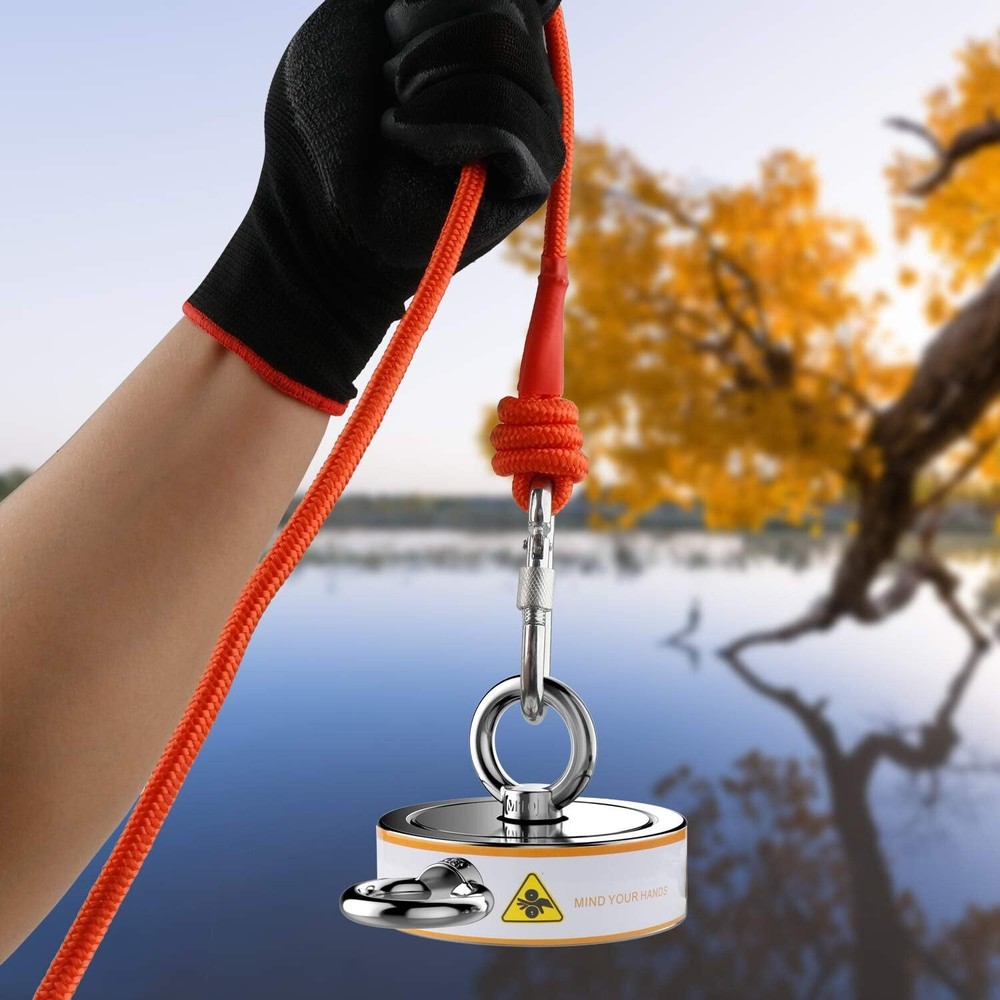 2600LBS Double Sided Magnet Fishing Kit with Case.