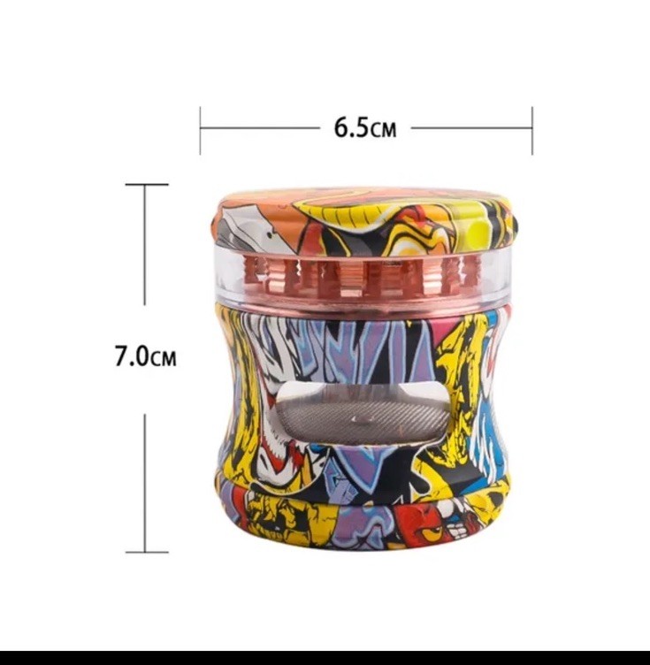 Four-layer Animation Design Grinder 65MM - Random Design