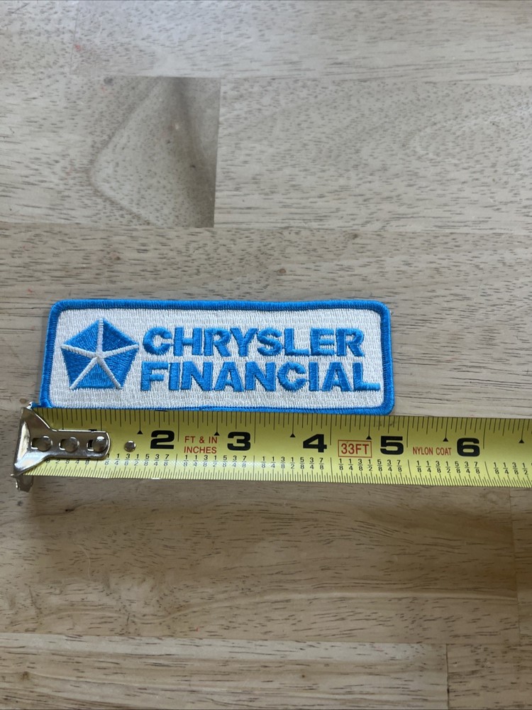 Vintage Chrysler financial patch. NOS