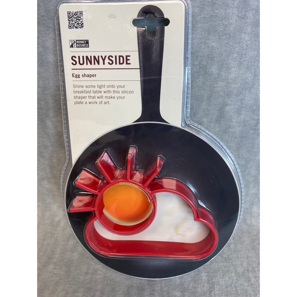 Monkey Business SunnySide Egg Shaper Silicone Kitchen Breakfast Cooking Tool