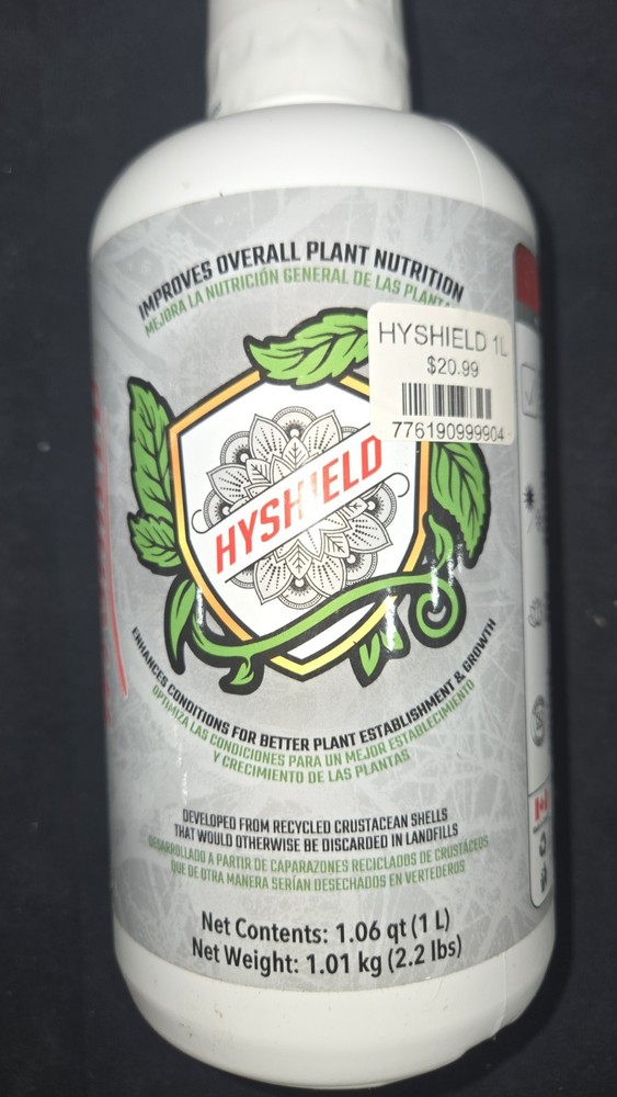 HYSHIELD Chitosan Organic Liquid Nutrient Additive Bottle 1L