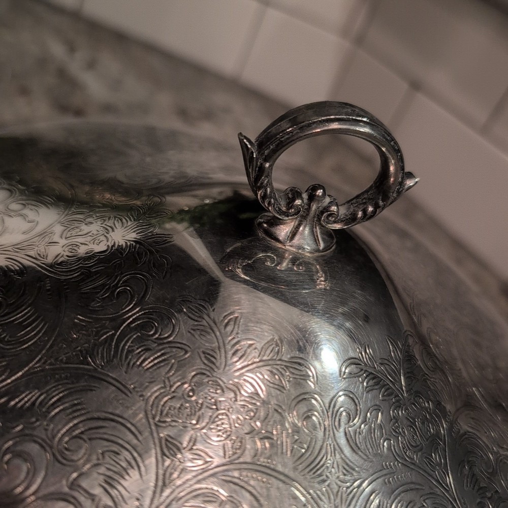 Vintage Oneida silver-plated Serving dish 1940s