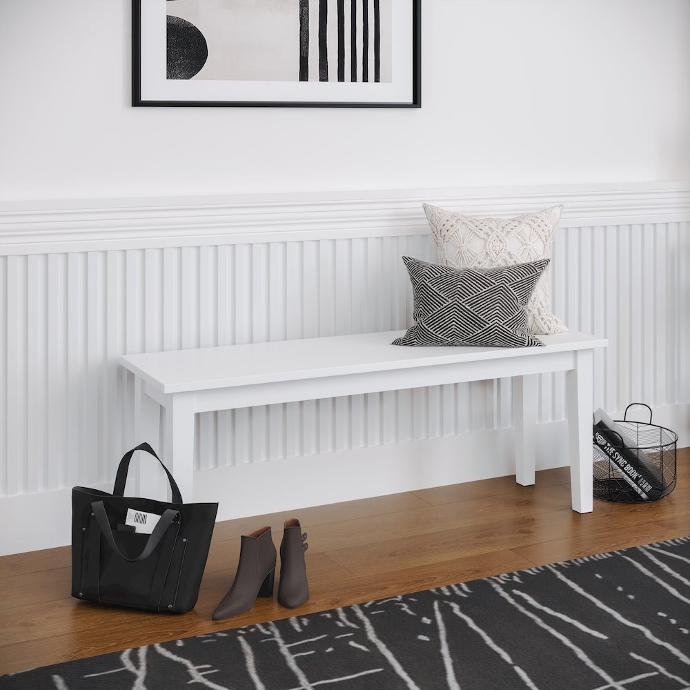 Simplicity Solid Wood 48" Classic Bench