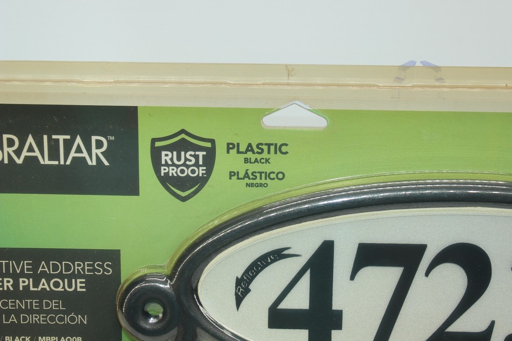 Gibraltar Mailbox Address Plaque NIP