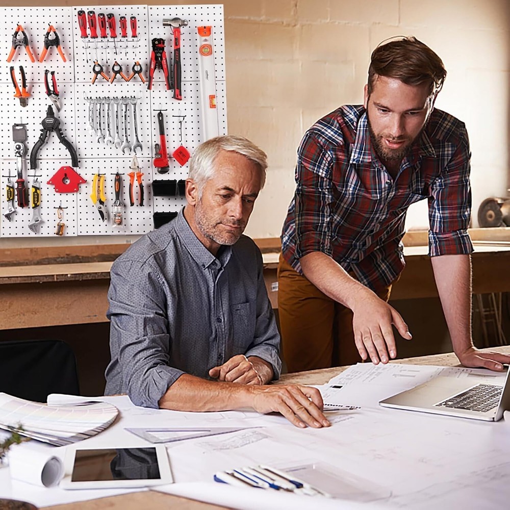 Pegboard Organizer Peg Board Hooks: 300-Piece Hooks for Tool Assortment Black