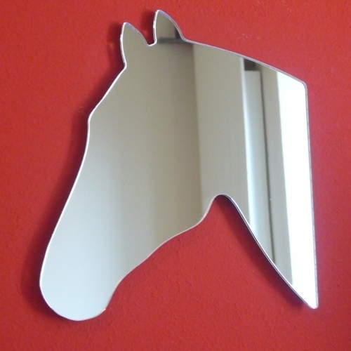 Horses Head Shaped Acrylic Mirrors (Several Sizes Available)