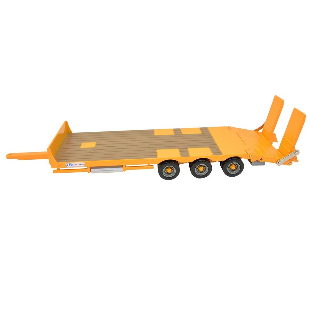 1/32 ERTL Kane Low Loader Yellow Trailer 43254
