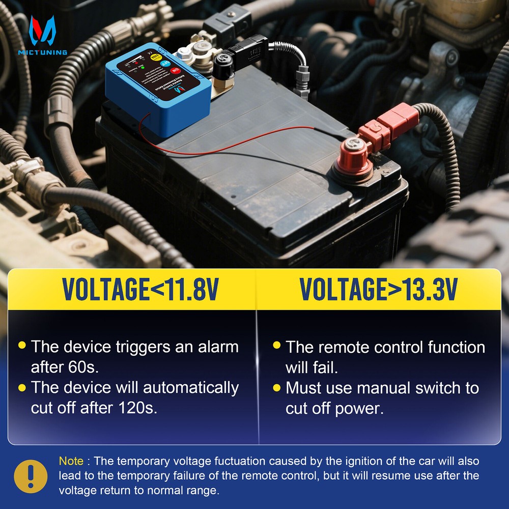 12V 240A Remote Battery Disconnect Switch Kill Switch Automatic for Auto Car