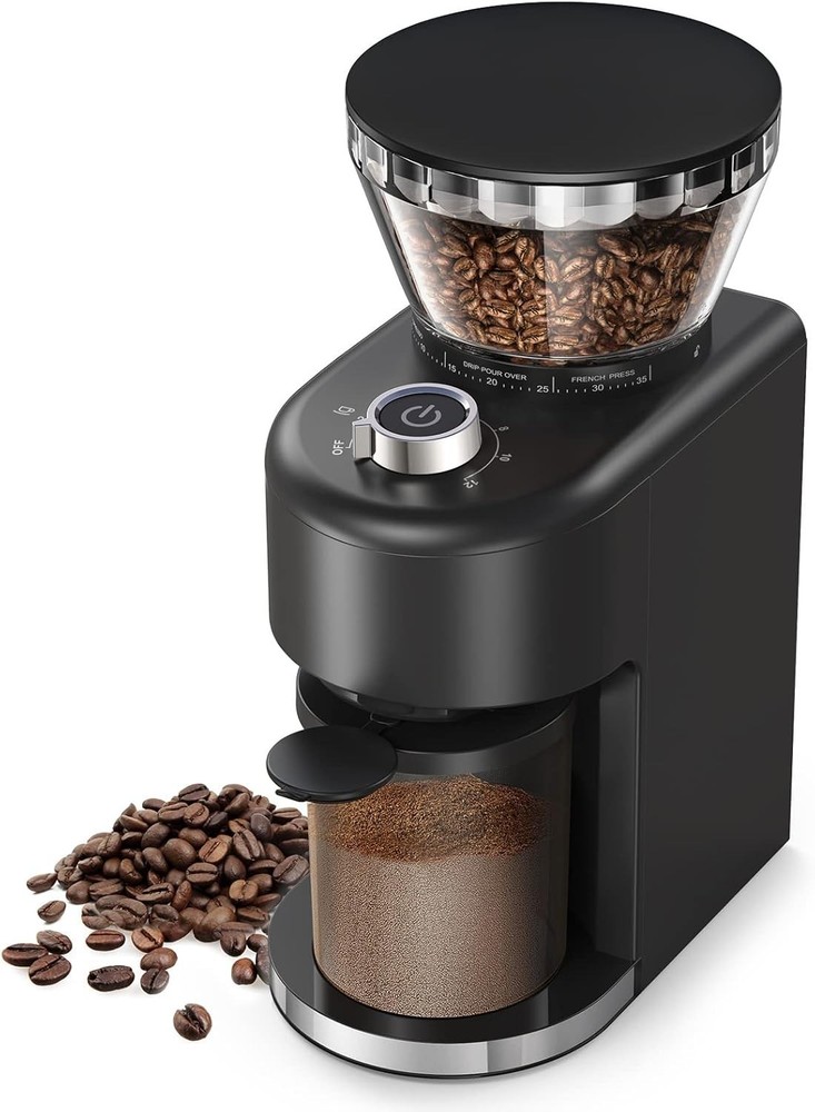 Coffee Grinder 35 Grind Settings Adjustable Mill Grinder for Espresso Drip Coffe