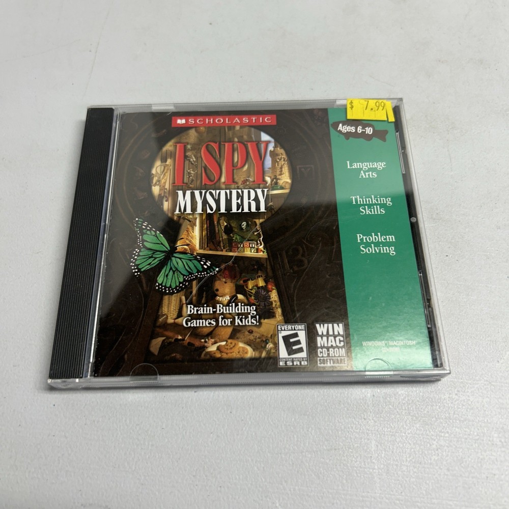 I Spy Mystery PC CD-ROM WIN/MAC 2006 Scholastic