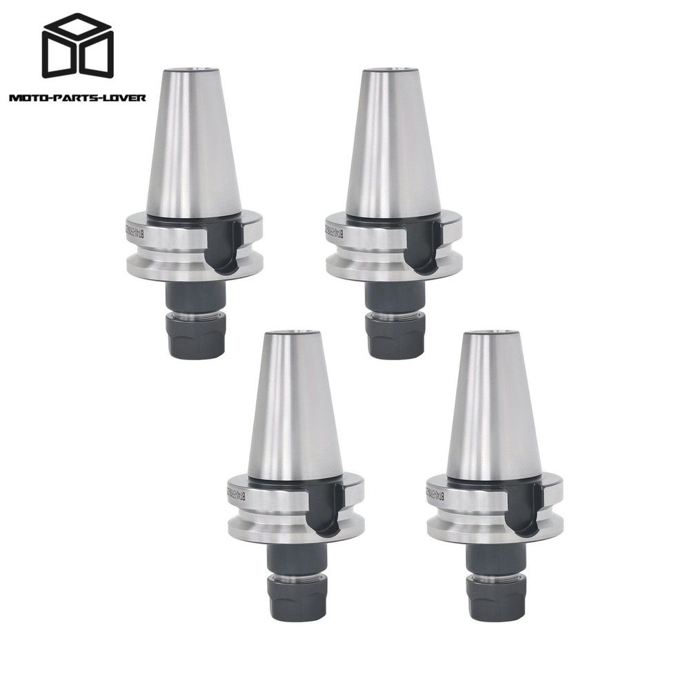 BT40 ER16 70L Collet Chuck Set M16 Thread 4 Pack Toolholders CNC