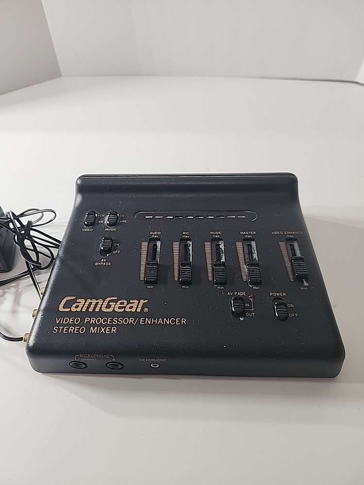 CamGear Video Processor Enhancer Stereo Mixer TESTED.