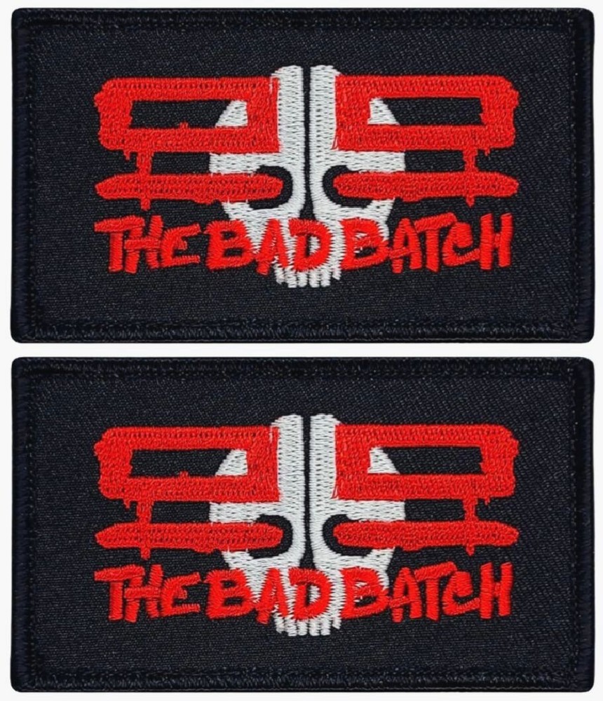 Bad Batch Clone Force Embroidered Morale Patch | 2PC HOOK BACKING  3.5"X2"