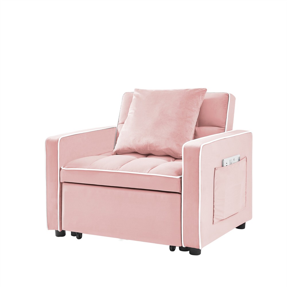 Convertible Sofa Bed Chairs 3-in-1 Multi-Function Recliner Sleeper Sofa New