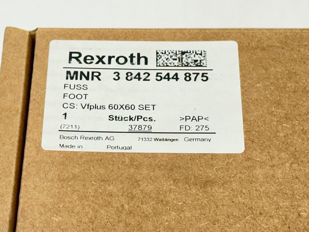Bosch Rexroth 3842544875 Foot Vfplus 60X60 Set